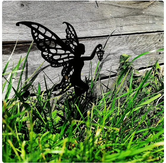Garden Fairy Metal Outdoor Decor for Your Patio and Lawn