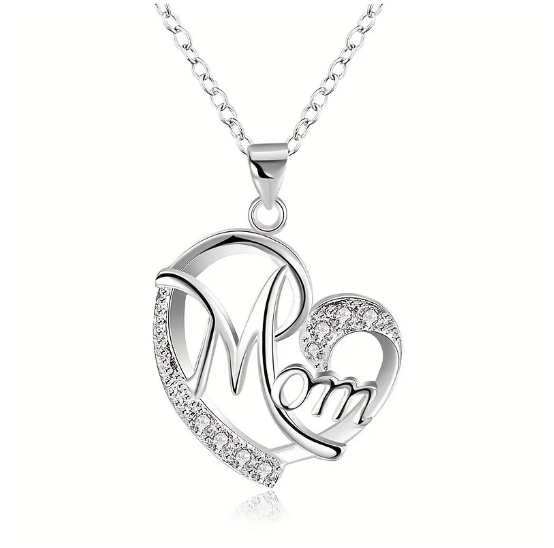 Heart Mom Necklace