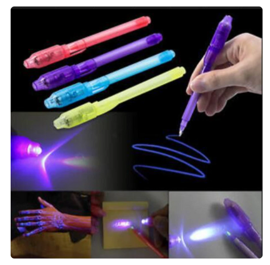 4 pack Luminous Magic Light Pen